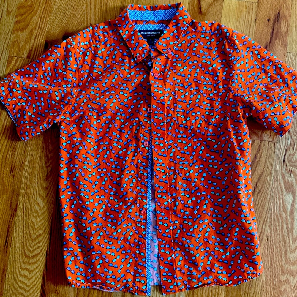 Boys sunglass print shirt
